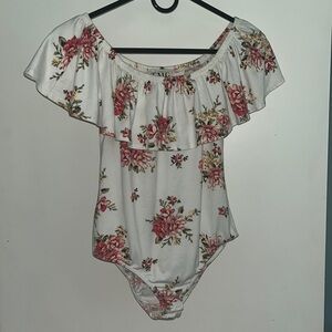 Floral body suit